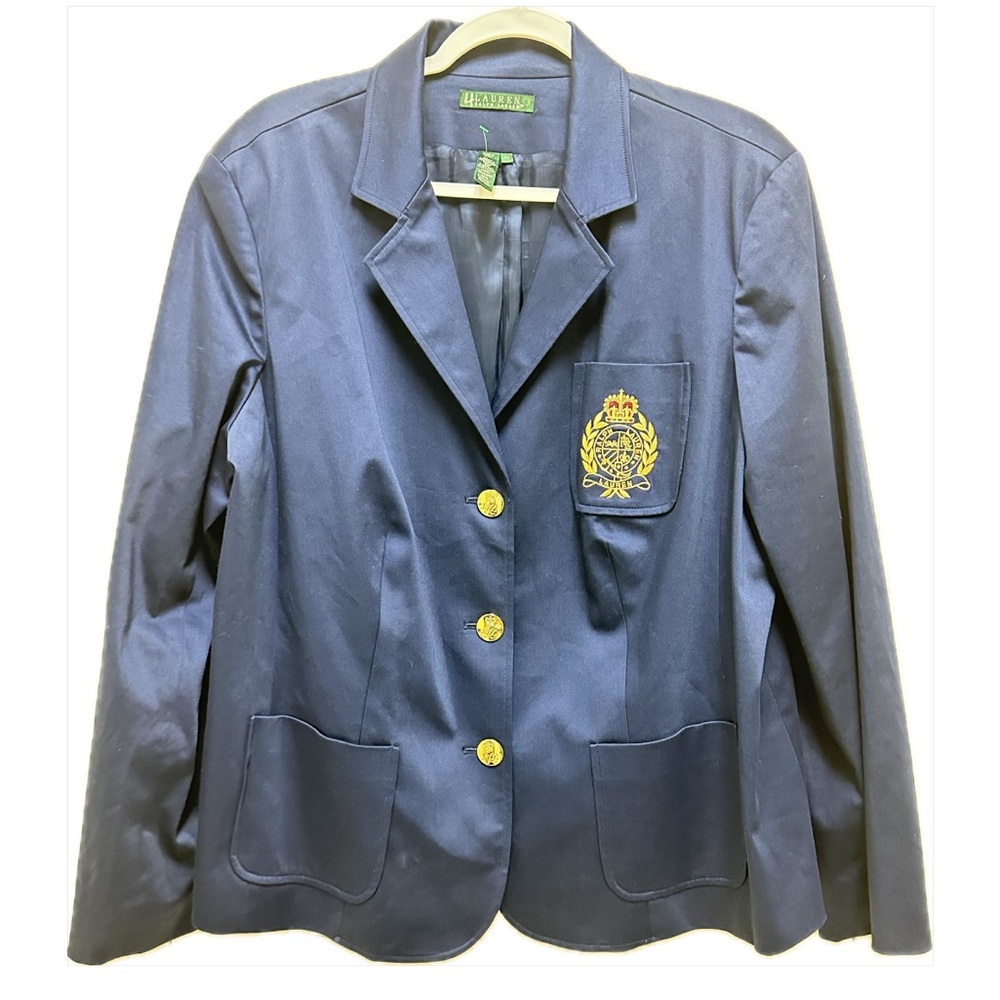 Ralph Lauren Ladies navy suit jacket 2X